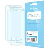 Spigen Crystal Clear Galaxy S7 Screen Protector with Crystal Film 3 Pack for Samsung Galaxy S7