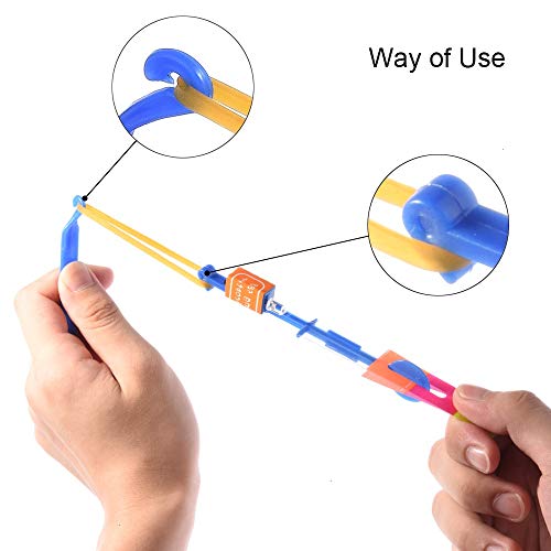 Rocket Copters,32 Pcs Arrow Helicopter LED Flying Toy for Kids - Thumbnail 3