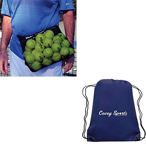 image for OnCourt OffCourt and Covey Sports Tennis Ball Holder Bag for Waist - O