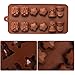 4 Pack Chocolate Silicone Mold, Candy Mold, Chocolate Cake Decoration, Jelly, Fudge, Christmas-themed Chocolate Candy Mold