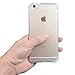 iXCC iPhone 6 Plus / 6s Plus Case, Crystal Cover Case [Shock Absorption] with Transparent Hard Plastic Back Plate and Soft TPU Gel Bumper - Clear