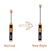 Electric Lighter - USB Rechargeable Lighter with Longer 360° Flexible Neck, Designed for Cooking Stoves Candles Grilling BBQ Fireworks,Windproof&No Need Gas (Orange)