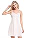 Ekouaer Womens Cotton Chemise Nightgown Summer Sleepwear Dress S-XXL