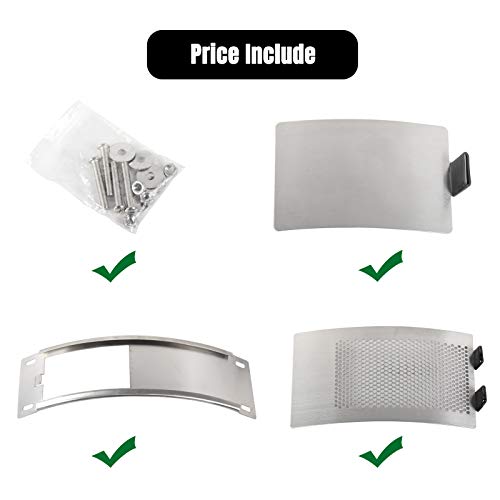 Dracarys Green Egg Replacement Parts Stainless Steel Draft Door Kit BBQ