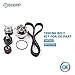 ECCPP Timing Belt Water Pump Kit Fit for Ford Contour 2.0L for Ford Escape 2.0L for Ford Escort 2.0L for Ford Focus 2.0L for Mazda Tribute 2.0L for Mercury Cougar 2.0L for Mercury Mystique 2.0L