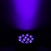 Black Lights UV Light,Gledto 2-Pack 36W 12 LED Effects Stage Par Light Purple Lights for Blacklight Party Posters Paint Stage KTV Neon/Glow Parties Pub Club Disco Show Concert Celebration