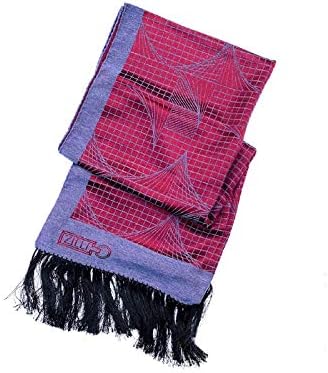 マフラー ストール メンズ レディース ブランド Zilli ジリー シルク カシミヤ カシミア ブルー ボルドー 高級