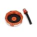 JFG RACING Billet Gas Fuel Tank Cap Cover - KTM EXC RXC MXC SX PRO LC4 EGS 50 85 105 125 200 250 300 350 360 380 400 440 450 520 525 94-10 - Orange