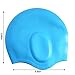 KATTEONG Swimming Cap Silicone Non-Toxic Tasteless Long Hair Swim Cap with 3D Ergonomic Design Ear Pockets and Great High Elasticity for Teenagers Women and Adults Keeps Hair Clean Ear Dry