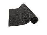 Anti-Slip Mat under rug grip Non Skid - Shelf and Drawer Liner 12" x 36" - trim to fit (Black)