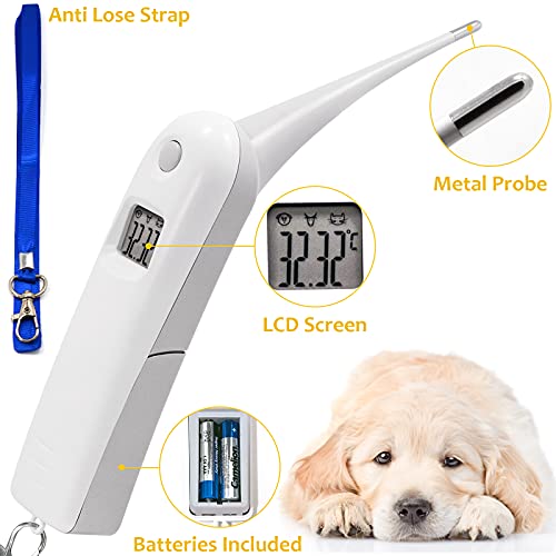 Hzran Pet Veterinary Thermometer, Pet Accurate Fever Detection