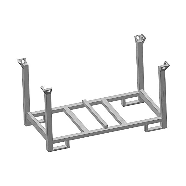 modellbahn-exklusiv Stapelgestell Rungengestell, Lange Variante, Spur H0, 1:87