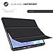 IVSO Samsung Galaxy Tab S6 10.5 inch Case - Slim Folding Cover Case for Galaxy Tab S6 Android Tablet,with Smart Cover Auto Wake/Sleep(Black)