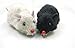 Fireboomoon 5 Pack Wind Up Racing Mice-Realistic Looking Mice 4-1/2