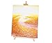conda 31-1/2 inch A-Frame Easel, Adjustable Beechwood Tripod Display Stand, Holds Up to 27