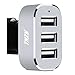 3-Port Car Charger ,THZY 6.6Amps 33W 3-Port Car Charger for Apple and Android Devices