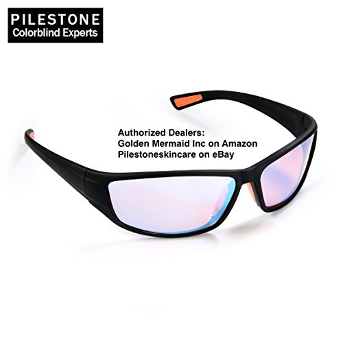 Pilestone color blind glasses tp-017 adult size streaml…