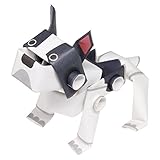 PIPEROID animals Dogs French Bulldog - paper craft kit from Japan