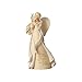 Enesco Foundations Choose Hope Angel Stone Resin Figurine, Cream