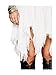 CA Mode Women's Spaghetti Strap Loose Summer Beach Slip Dress, White, Medium