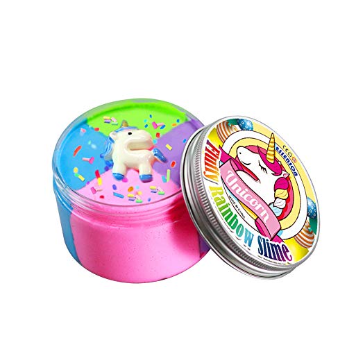 6 ESSENSON+Unicorn+Fluffy+Slime+Kit