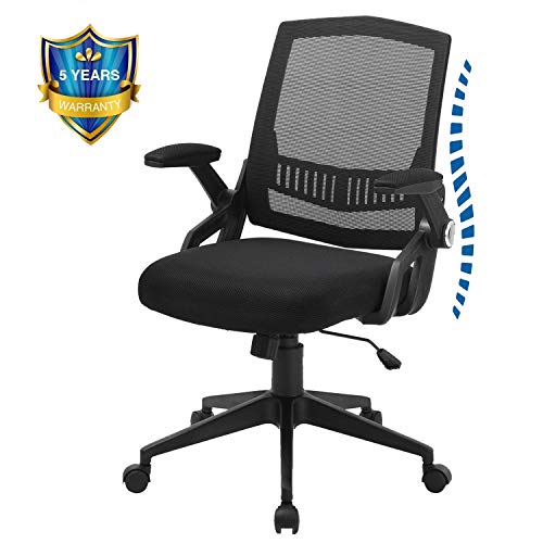 ZLHECTO Ergonomic Office Chair, Mid Back Computer Desk Chairs with