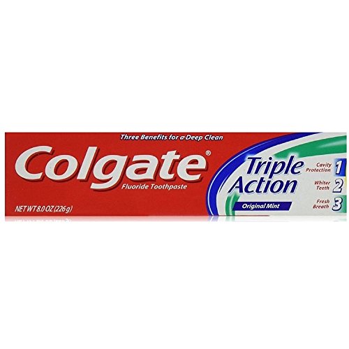 Colgate Triple Action Toothpaste, 8 Ounce