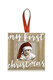 Pearhead Baby’s First Christmas Wooden Picture