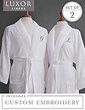Luxor Linens Couple's Terry Cloth Bathrobe Egyptian