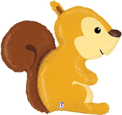 36" Woodland Squirrel Shape Balloon