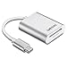 USB C Card Reader,wesimi USB C Memory Card Adapter Aluminum Superspeed USB 3.0 Card Reader Adapter for SD Card/Micro SD Card/TF Card for 2016 MacBook Pro and more USB C Devices