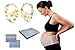 Plus Size Maternity Belt with 2 Baby Bibs by HealthySam - Breathable Belly Band for Pregnancy - Lower Back and Pelvic Support - Comfortable Prenatal Cradle - Postpartum Belly Wrap - One Size - Beige