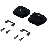 HUYUN Cloud Alpha Hinge Clamps - Replacement Hinge Side Buckles Parts for HyperX Cloud/S/Pro, Cloud 2/Cloud II/Cloud 2 Core/Cloud Core Wireless Gaming Headsets(Right+Left)