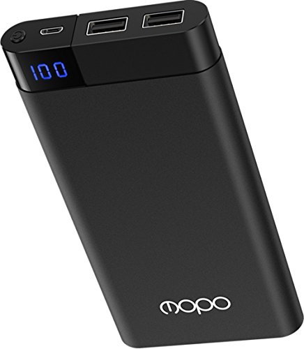 10000mah portable charger 2a in 2.4a out high-speed power bank ex…