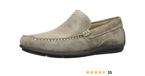 ecco suede loafers