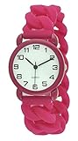 Moulin Women's Easy-Read Jelly Silicone Pink Stretch Watch #13591.74942