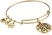 Alex and Ani Healing Love Expandable Rafaelian Gold-Tone Bangle Bracelet