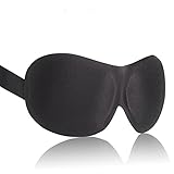 Natural Silk Eye Mask & Blindfold With Ear Plugs By iSirius, Super Comfortable Adjustable Sleep Mask For Women Men & Kids.