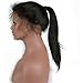 Eayon 360 Lace Frontal Wigs Natural Straight Brazilian Remy Human Hair Lace Wigs with Baby Hair for Women 22inch Natural Color 150% Density
