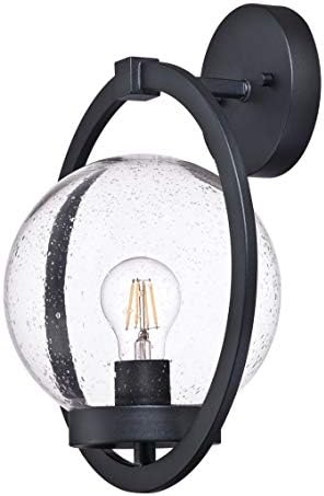 Westinghouse Lighting Palm Beach One-Light Outdoor Wall Fixture, Textured Black - Image 4