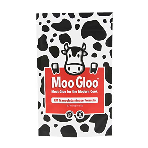 Moo Gloo Transglutaminase [TG, Meat Glue] RM Formula, 500g/1.1lbs