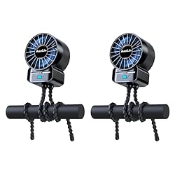 2 Pack multifunctional portable stroller fan 4