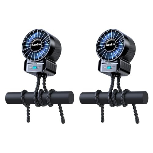 2 Pack multifunctional portable stroller fan 4