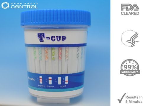 5 Pack of 14-Panel Drug Testing Kit *Including 3 Adulterate Test. Test Instantly for 14 Different Drugs.