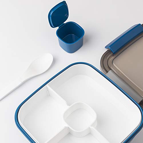 image for Timiuu Salad Lunch Box Container with Large 51-oz Salad Bowl | Removab