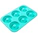 Donut Pan for Baking Donuts - 6 Cavity Donut Maker Pan Mold - Silicone Baking Pan for Cake Donuts and Silicone Soap Molds for Soap Making