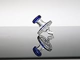 Syentec Glass Large UFO Cap OD 33mm Blue Color