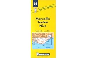 Michelin Marseille - Toulon - Nice Map No. 84