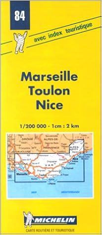 Michelin Marseille Toulon Nice France Map No 84 Michelin Maps Atlases Michelin Travel Publications 9782067000841 Amazon Com Books