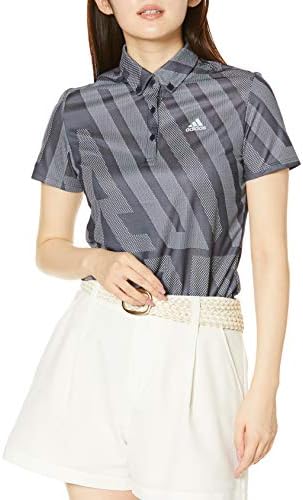 アディダスゴルフ シャツ Adidasプリント 半袖シャツ レディース
